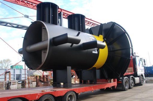 Pile headers Aziehaven harbor Rotterdam Nauta Heeg