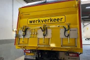 Tipper hydraulic asphalt flaps Vossebelt