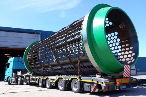 Transport Screening drum TruSteel Recycling