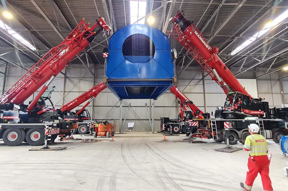 PreZero Groningen Recycling Screening drum