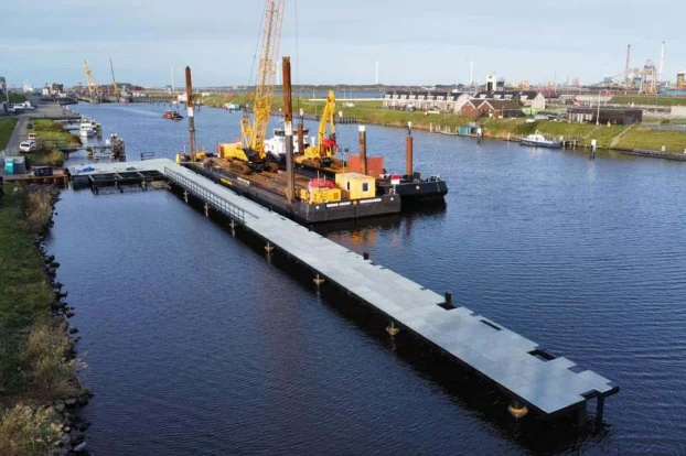 North Sea Canal pier IJmuiden