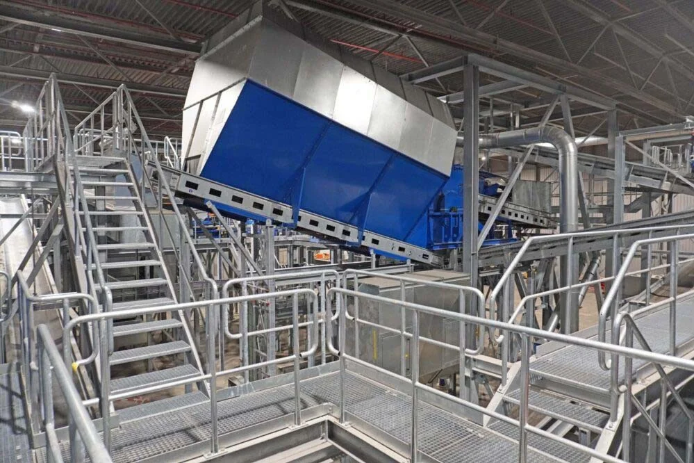 Sorting facility PreZero Groningen Recycling