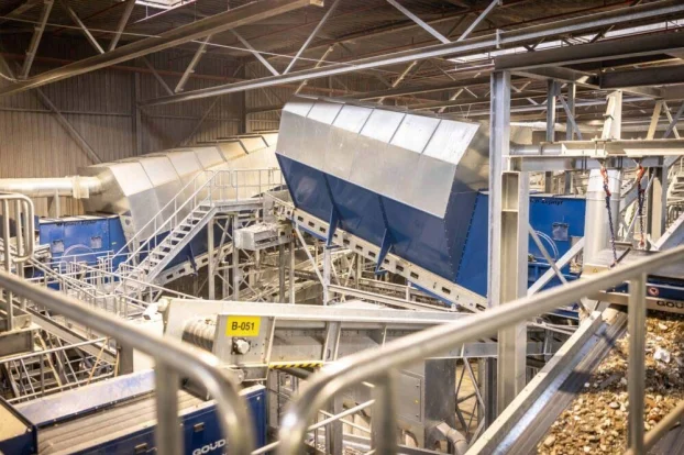 Sorting facility PreZero Groningen Recycling