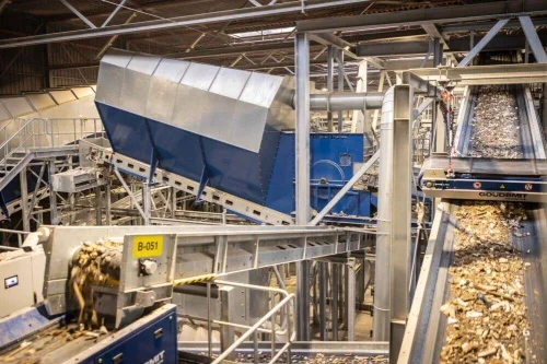 Sorting facility PreZero Groningen Recycling