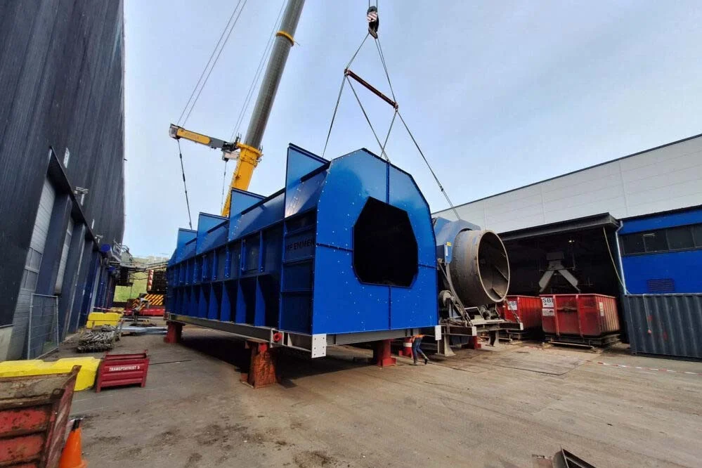 Separation drum Omrin Heerenveen Recycling