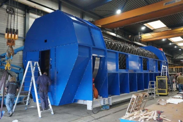 Separation drum Omrin Heerenveen Recycling