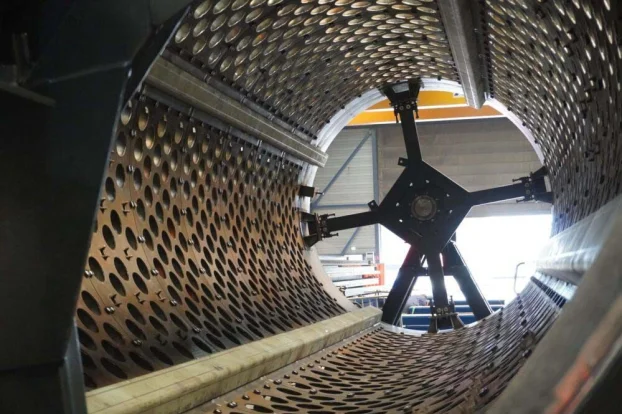 Separation drum Omrin Heerenveen Recycling