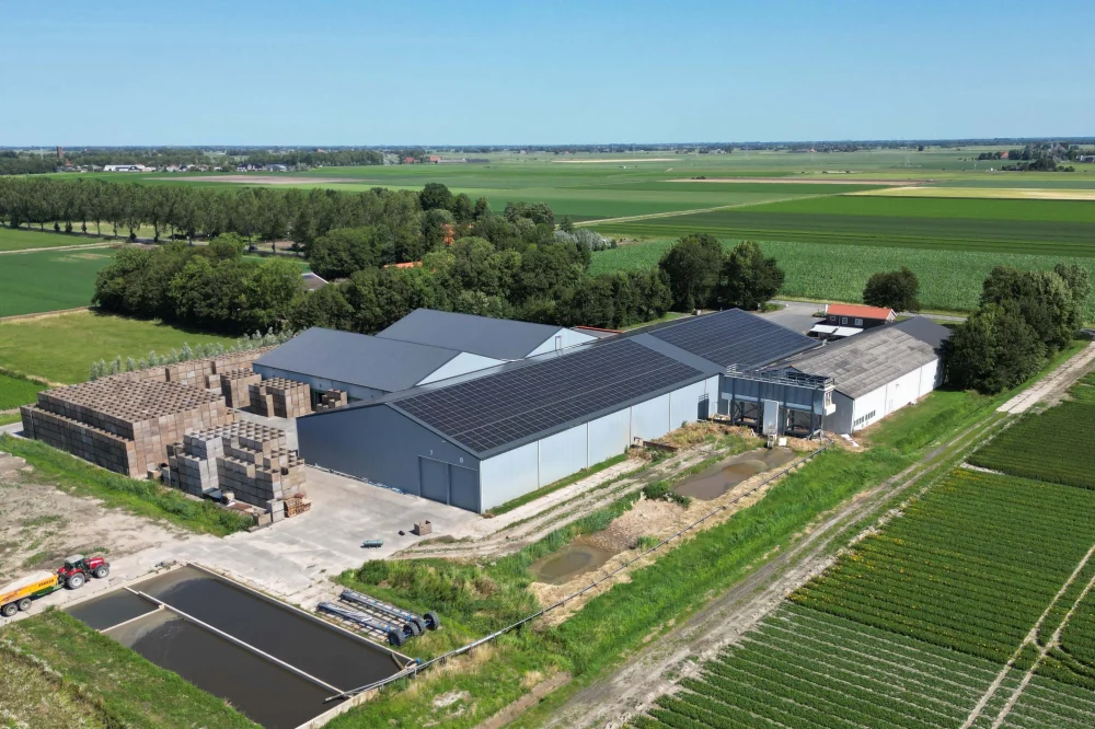 Solar panels TrusTeel Energy Wentink agriculture
